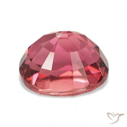 Tourmaline Gemstone in 12.1 x 10.9 mm Size for Sale, Tourmaline Stone in Deep Hot Pink Color