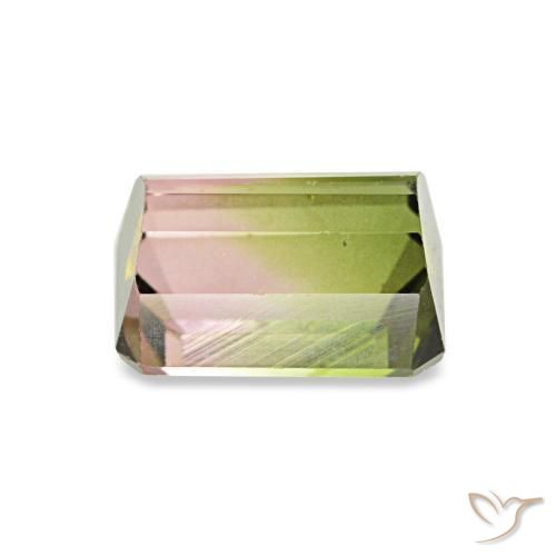Tourmaline Gemstone in 6.2 x 4.3 mm Size for Sale, Tourmaline Stone in Watermelon Color