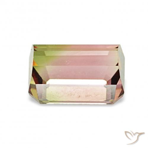 Tourmaline Gemstone in 7.3 x 5.5 mm Size for Sale, Tourmaline Stone in Watermelon Color