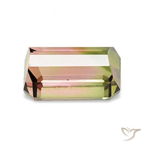 Tourmaline Gemstone in 8.1 x 5.4 mm Size for Sale, Tourmaline Stone in Watermelon Color