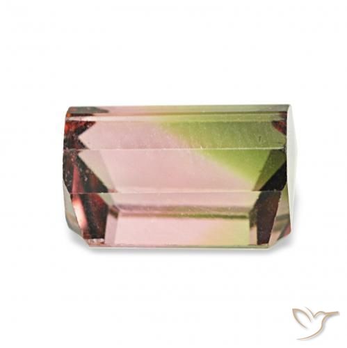 Tourmaline Gemstone in 7.2 x 5.3 mm Size for Sale, Tourmaline Stone in Watermelon Color