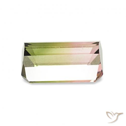 Tourmaline Gemstone in 7.7 x 5 mm Size for Sale, Tourmaline Stone in Watermelon Color