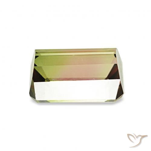Tourmaline Gemstone in 7.4 x 4.9 mm Size for Sale, Tourmaline Stone in Watermelon Color