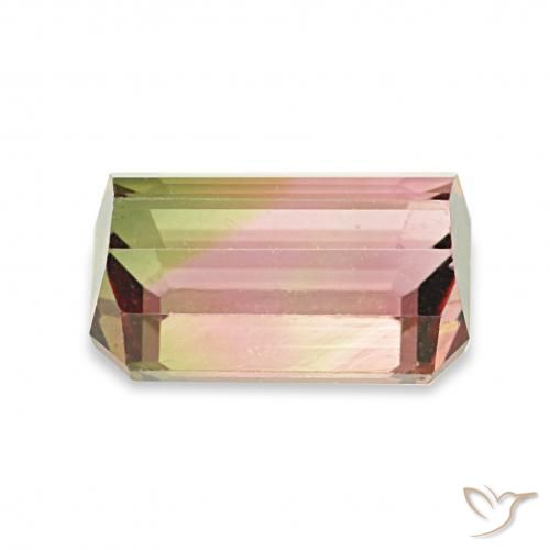 Tourmaline Gemstone in 8.2 x 5.5 mm Size for Sale, Tourmaline Stone in Watermelon Color