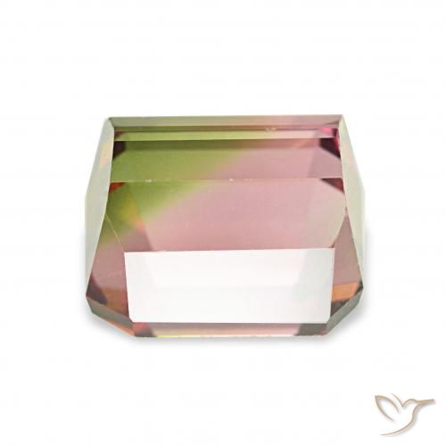 Tourmaline Gemstone in 6.9 x 6.2 mm Size for Sale, Tourmaline Stone in Watermelon Color