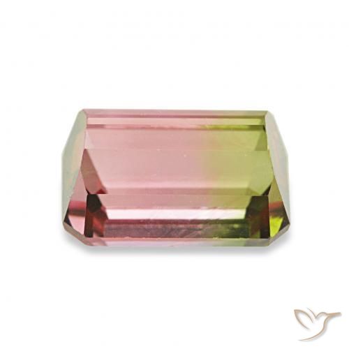 Tourmaline Gemstone in 7.7 x 5.3 mm Size for Sale, Tourmaline Stone in Watermelon Color