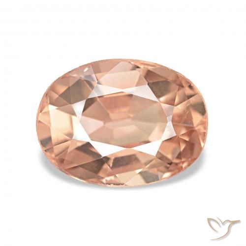 1.24ct Light Tiger Orange Tourmaline, Oval, VVS-VS