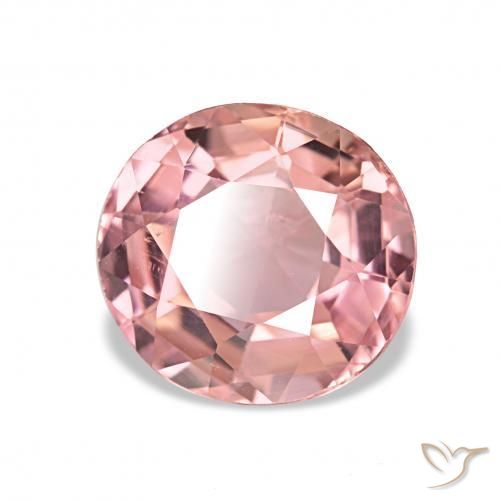 1.36 ct Pink Tourmaline Stone, Natural Tourmaline in Oval Facet Shape for Sale