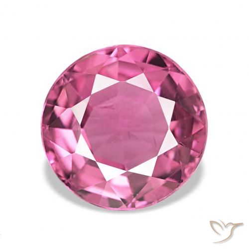 1.93ct Medium Dark-Pink Tourmaline, Round, VVS-VS