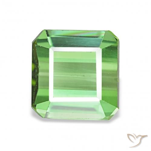 1.61ct Green Tourmaline, Emerald Cut, VVS-VS