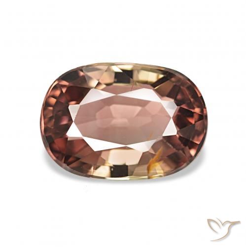 1.62 ct Multicolor Tourmaline Gemstone, Tourmaline Gem in Cushion-Cut Shape for Sale.