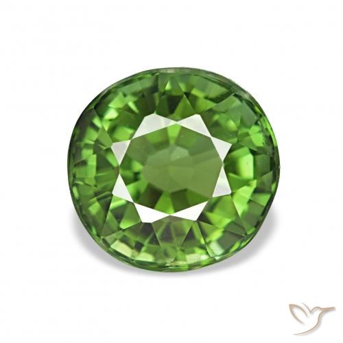 1.50ct Deep Green Tourmaline, Oval, VVS-VS
