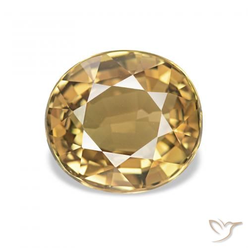 1.51ct Gold Tourmaline, Oval, VVS-VS