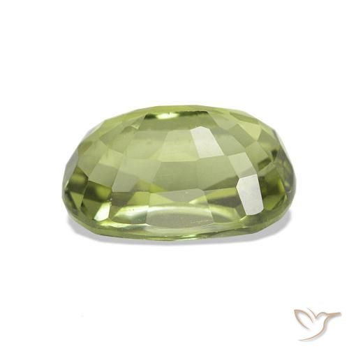 Tourmaline Gemstone in 7.9 x 5.4 mm Size for Sale, Tourmaline Stone in Warm Green Color