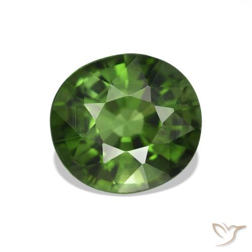 1.56ct Deep Green Tourmaline, Oval, VVS-VS