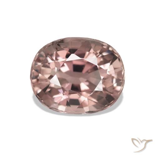 1.83 ct Pink Tourmaline Gemstone, Tourmaline Gem in Oval Facet Shape for Sale.