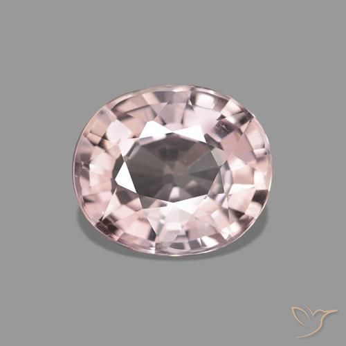 1.50 ct Pink Tourmaline Gemstone, Tourmaline Gem in Oval Facet Shape for Sale.