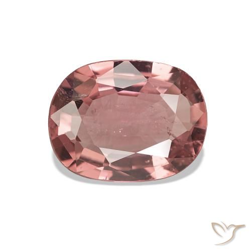1.70 ct Pink Tourmaline Gemstone, Tourmaline Gem in Cushion-Cut Shape for Sale.