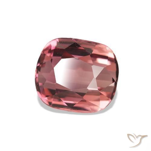 1.58 ct Pink Tourmaline Stone, Natural Tourmaline in Cushion-Cut Shape for Sale