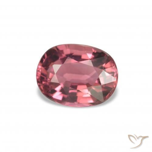 1.52 ct Pink Tourmaline Stone, Natural Tourmaline in Oval Facet Shape for Sale