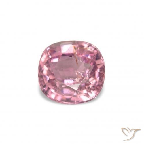 1.50 ct Pink Tourmaline Stone, Natural Tourmaline in Cushion-Cut Shape for Sale