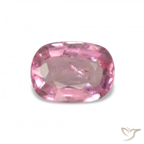 1.51ct Bubblegum Pink Tourmaline, Cushion, VS-SI