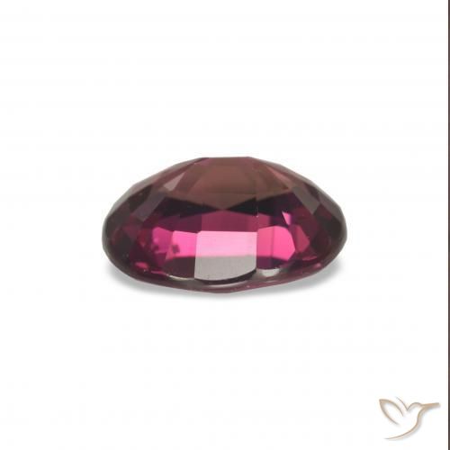 Tourmaline Gemstone in 8.4 x 7.6 mm Size for Sale, Tourmaline Stone in Medium Dark-Purple Color