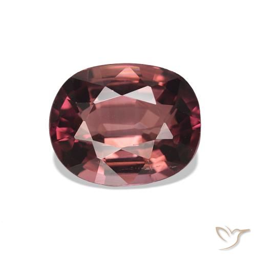 1.66ct Deep Red Tourmaline, Cushion, VS