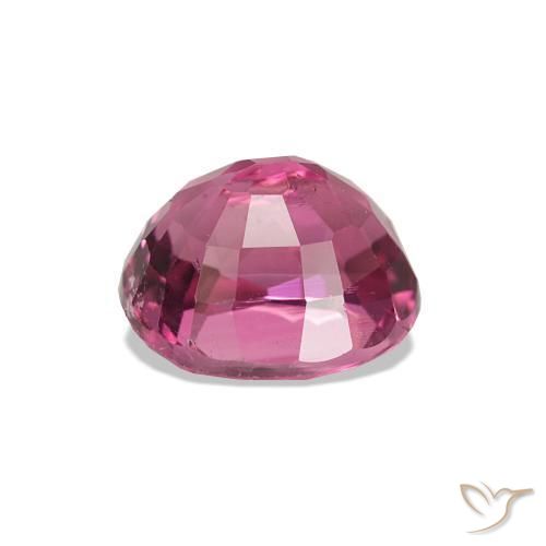 Tourmaline Gemstone in 6.9 x 6.3 mm Size for Sale, Tourmaline Stone in Hot Pink Color
