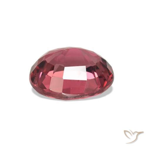 Tourmaline Gemstone in 8.1 x 7 mm Size for Sale, Tourmaline Stone in Medium Red Color