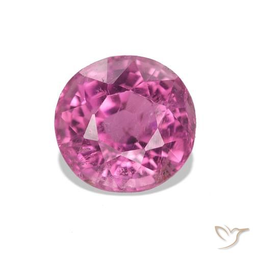 1.68ct Deep Pink Tourmaline, Round, VS-SI