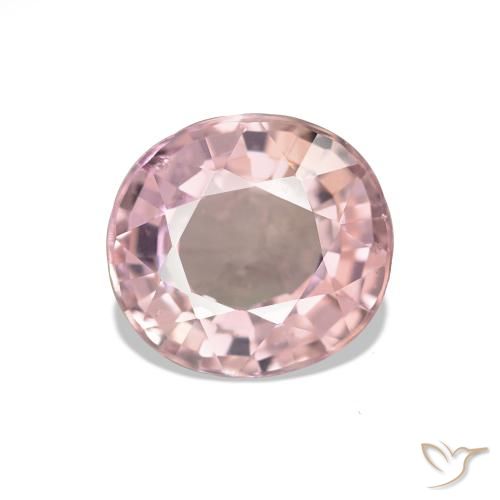 1.44 ct Pink Tourmaline Gemstone, Tourmaline Gem in Oval Facet Shape for Sale.
