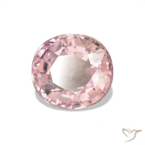 1.44 ct Pink Tourmaline Stone, Natural Tourmaline in Oval Facet Shape for Sale
