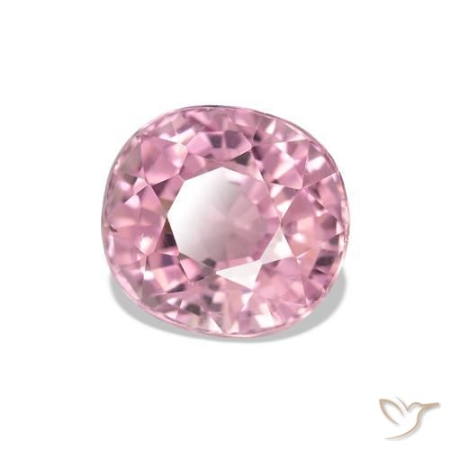 1.47 ct Pink Tourmaline Stone, Natural Tourmaline in Cushion-Cut Shape for Sale