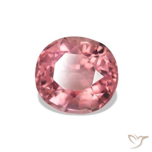 1.39 ct Pink Tourmaline Stone, Natural Tourmaline in Cushion-Cut Shape for Sale