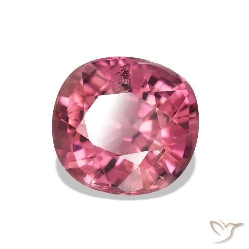 1.79 ct Pink Tourmaline Stone, Natural Tourmaline in Cushion-Cut Shape for Sale