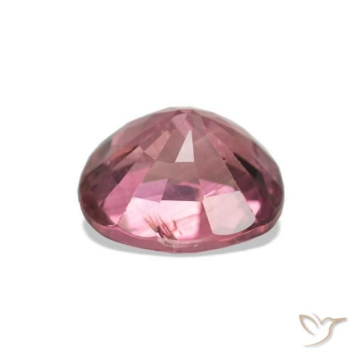 Tourmaline Gemstone in 7.7 x 7.3 mm Size for Sale, Tourmaline Stone in Hot Pink Tone Color