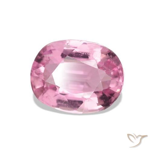 1.37 ct Pink Tourmaline Stone, Natural Tourmaline in Cushion-Cut Shape for Sale
