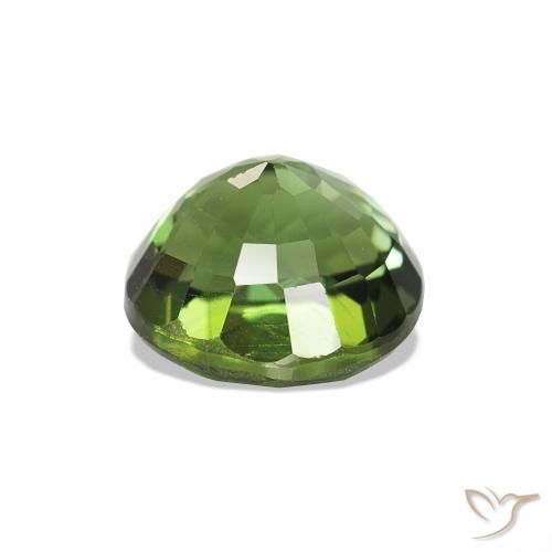 Tourmaline Gemstone in 7 mm (calibrated) Size for Sale, Tourmaline Stone in Dark Green Color
