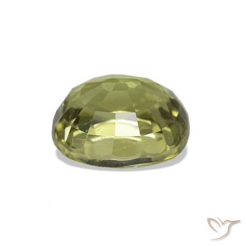 Tourmaline Gemstone in 7.4 x 7 mm Size for Sale, Tourmaline Stone in Light Green Color