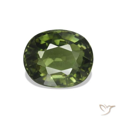 1.78ct Deep Green Tourmaline, Oval, VS