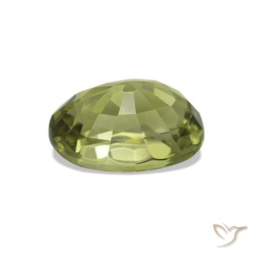 Tourmaline Gemstone in 8 x 6 mm (calibrated) Size for Sale, Tourmaline Stone in Warm Green Color