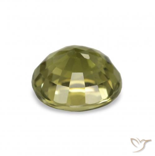 Tourmaline Gemstone in 7 mm (calibrated) Size for Sale, Tourmaline Stone in Medium Green Color
