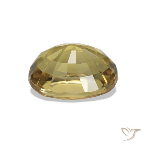 Tourmaline Gemstone in 8 x 6 mm (calibrated) Size for Sale, Tourmaline Stone in Gold Color