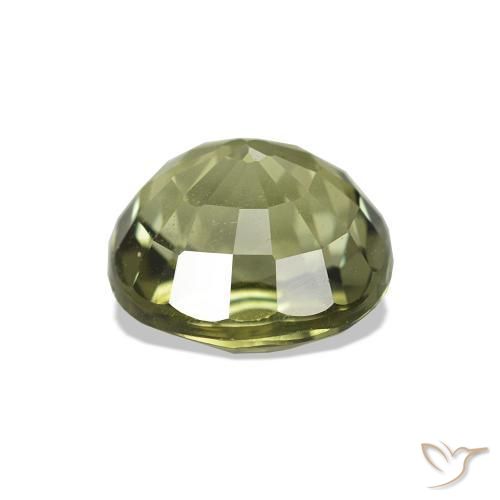 Tourmaline Gemstone in 7 x 7 mm (calibrated) Size for Sale, Tourmaline Stone in Yellowish Green Color