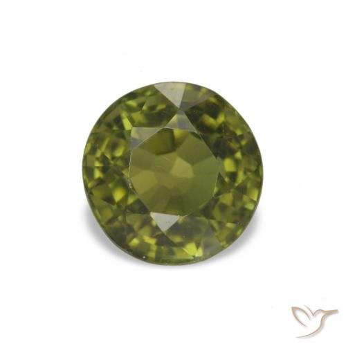 1.55ct Forest Green Tourmaline, Round, VVS-VS