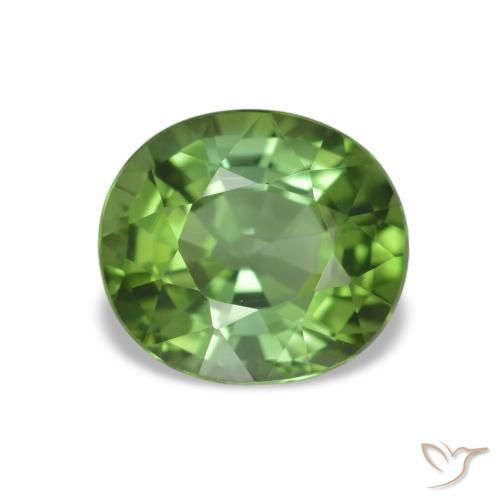 1.81ct Medium Green Tourmaline, Oval, VVS-VS