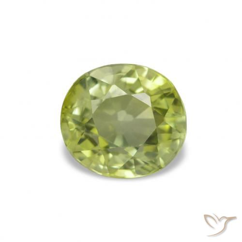1.34ct Olive Green Tourmaline, Oval, VVS-VS