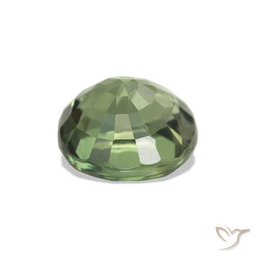 Tourmaline Gemstone in 6.5 mm (calibrated) Size for Sale, Tourmaline Stone in Warm Green Color
