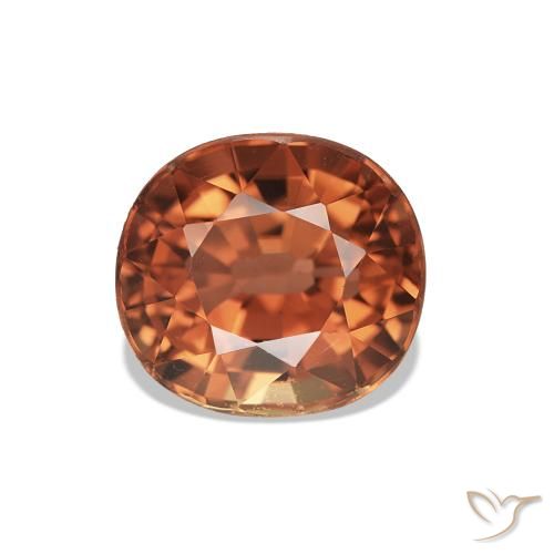 1.60ct Fire Orange Tourmaline, Oval, VVS-VS